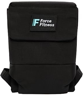 Force Fitness Sac à dos à rucking - Porte-assiettes + poids, Transporteur uniquement