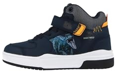 Kids2Go Jurassic World High Cut Jungen Sneaker mit praktischen Reißverschluss an der Seite | in Größen 31