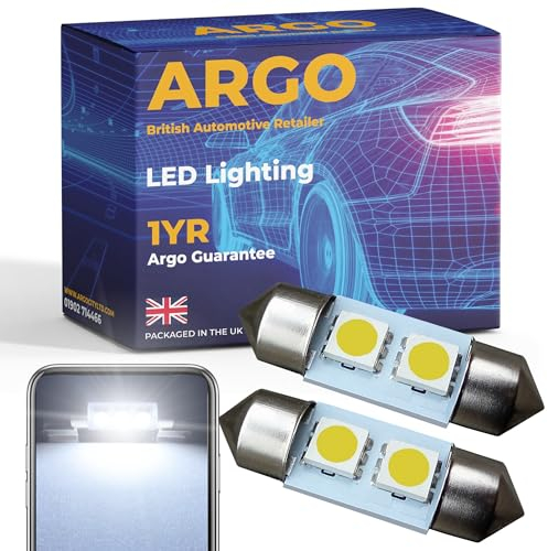 31mm 239 Festoon C5w LED Car Bulb 3 Smd Xenon White License Number Plate Bulb Car led Interior lights 272 T4W Bright Dome Reading Map Lamps Boot Light Footwell Bulbs 12v
