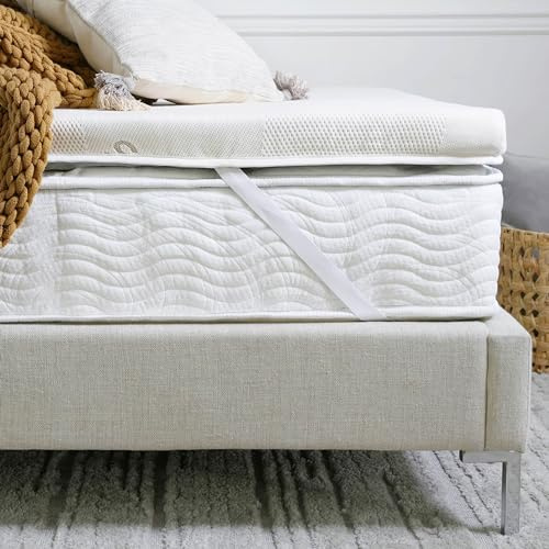 Saatva Graphite Memory Foam Mattress Topper, 3 Memory Foam Layer