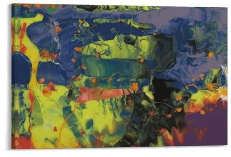 Gerhard Richter-Aladin P11 2014 Gemälde auf Leinwand, Wandkunst, Poster, Rollbild, Druck, Wanddekoration, Heimposter, 40 x 60 cm