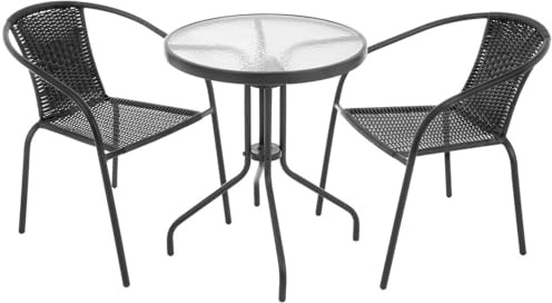 PATIO Bistro Set 3 teilig Indoor & Outdoor