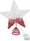 KOMBIUDA Elegante Weihnachtsbaumspitze Mit -lichtern Stern-baumspitzen- Weihnachtsbaumspitze Aus Eisenmaterial Festliche Dekoration Für Weihnachten