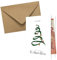 PuK Weihnachtskarte Geldgeschenk mit Umschlag | Klappkarte DIN A6 mit Cutout | Weihnachtsklappkarte mit Umschlag | Geldgeschenk Weihnachten Karte (05)