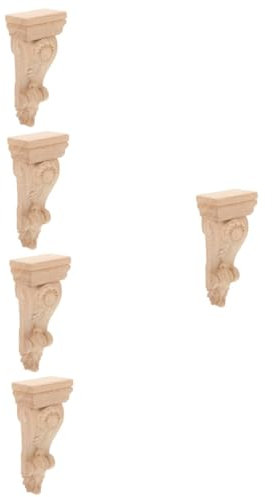 jojofuny 5St Konsole graceling dirndl elegant schnitz deko home scheibengardinen wohnzimmer Tür Schrankaufkleber Ecke römisch retro Auflagen für Möbel dekorative Holzverkleidung Eck-Onlays