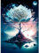 Tyanlenr 5D Árbol de la Vida Pintura Diamantes, Diamond Painting Adultos Árbol de la Vida, 5D DIY Diamond Painting Kit Completo, Pintura Diamante 5D para Decoración de Pared del Hogar, 30x40 CM