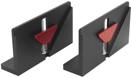 Adjustable Spline Clamp, Corner Clamp, Aluminum Alloy Right Angle Dovetail Jig Clamp for Frame Drawer Woodworking, Bar Clamps