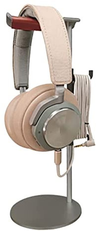 GOOPEEG Support Casque Gamer Support De Casque en Métal avec Support De Casque pour Enrouleur De Câble Adapté À Tous Les Écouteurs Support Casque Audio(G,A)