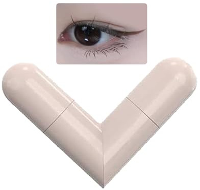 Aelln Precision-Eyeliner-Stempel, Eyeliner Stamp Wing Line, flüssiger Eyeliner-Stift mit doppeltem Kopf, wasserfestes und abwischbares Auge für alle Augenformen
