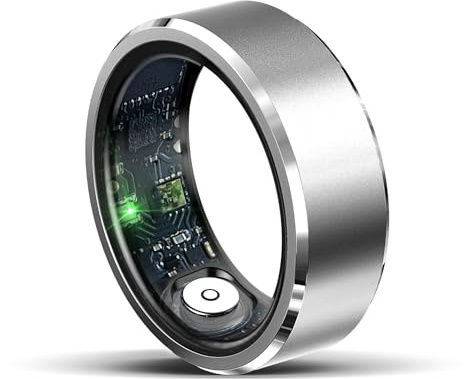 SWZEC Korons Anillo Inteligente(Plateado,9#)
