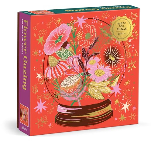 Flower Gazing. 500 Piece Foil Puzzle
