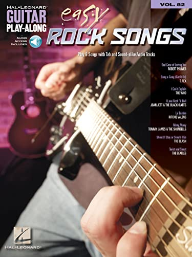 Easy Rock Songs: Noten, CD, Songbook, Tabulatur für Gitarre (Hal Leonard Guitar Play-along, Band 82): Guitar Play-Along Volume 82 (Hal Leonard Guitar Play-along, 82, Band 82)