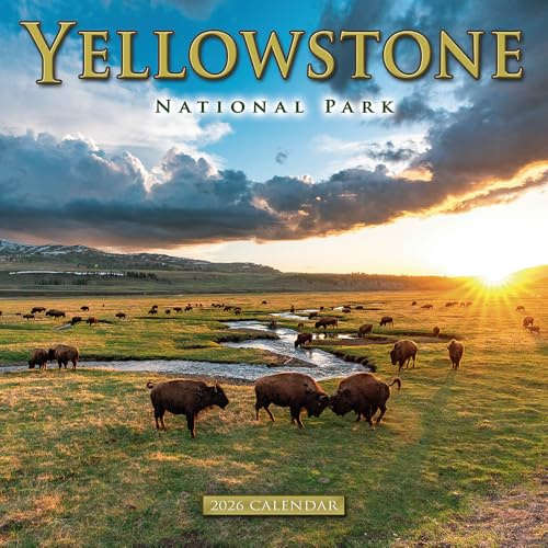 2026 Yellowstone National Park Wall Calendar