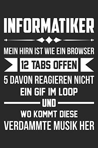 Informatiker: Din A5 Linien Heft (Liniert) Für Jeden Informatiker | Notizbuch Tagebuch Planer Informatik | Notiz Buch Geschenk Journal Informatik Programmierer Notebook
