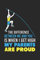 The Difference Between Me And You Is When I Get High My Parents Are Proud: 120 Pages I 6x9 I Monthly Planner I Funny Track & Field & Pole Vault Gifts