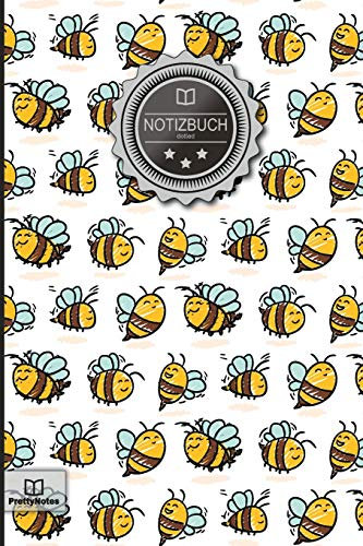 Notizbuch: „Bienen & Imker“ • 100+ Seiten, Punktraster (dotted), 6x9 Zoll, Soft Cover, mit Inhaltsverzeichnis • Original PrettyNotes Notizbuch mit ... Hausaufgabenheft, Schulheft, Notizheft
