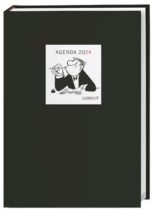 Heye Loriot Agenda A5 2024: Taschen-Kalender mit Platz für Organisatorisches und Humor. Die besten Zeichnungen von Loriot in einem praktischen Buchkalender