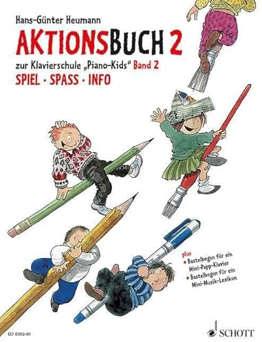 Piano Kids: Die Klavierschule für Kinder mit Spaß und Aktion - Komplett-Angebot. Band 2 + Aktionsbuch 2. Klavier. (Piano Kids, Band 2 + Aktionsbuch 2)