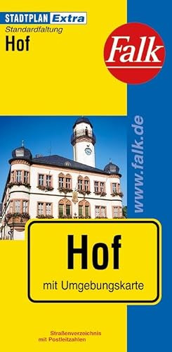 Falk Stadtplan Extra Standardfaltung Hof