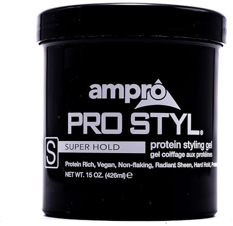 Ampro Pro Styl Protein Styling Gel, Super Hold, 15 oz. by AmPro
