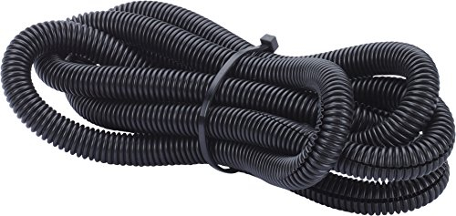 hr-imotion Marder-Kabelschutz-Wellrohr mit 2 m Länge und einer Hitzeresistenz bis 110 Grad [Zuschneidbar | Verlegbar ohne abklemmen von Kabeln | Made in Germany] - 12410301