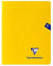 Clairefontaine 343741C Un Cahier Agrafé Mimesys Jaune - 17x22 cm - 96 Pages Grands Carreaux - Papier Blanc 90 g - Couverture Polypro