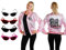 Pinke Jacke mit Rock n Rolls, Damenkostüm + pinke 50er-Jahre-Kostüm, perfekt für 1950er-Jahre-Motto-Partys, Junggesellinnenabschied, Zubehör, pinke Bomberjacke – XL – UK 18-20