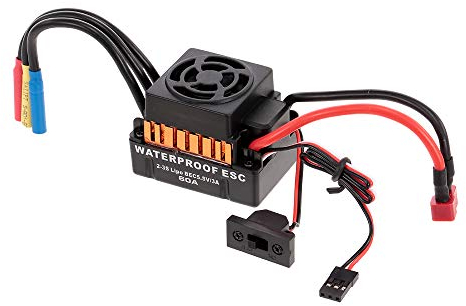 Goolsky HOBBYFANS 60A Brushless 2-3S ESC mit BEC für 1:10 TRAXXAS RC Auto Offroad Crawler Buggy Monster