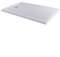 Milano Lithic White Low Profile Rectangular Shower Drying Tray - 1400mm x 900mm