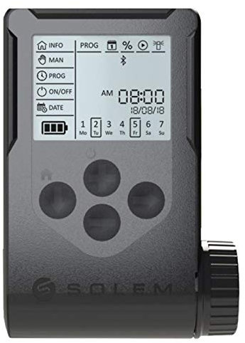 Programador riego a Pilas Solem WooBee 6 Estaciones con Bluetooth
