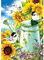 NAIMOER Sonnenblumen Diamond Painting Erwachsene, 5D Blumens Diamant Painting Bilder Erwachsene, DIY Landschaft Diamond Painting Bilder Diamant Malerei Kinder Set für Home Dekor 30x40cm