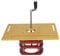 Enrutador de Mesa Elevadora,de Elevación Manual, Enrutador de, Sierra de Mesa, Placa Base de Inserción para Carpintería, Bricolaje, Ajustable (Oro)
