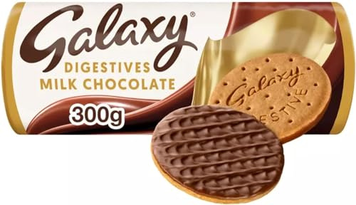 2 x Galaxy Digestive Milk Chocolate Biscuits Dunkable Tea Biscuits Coffee British Classic Chocolate and Cookie Mix | Deal Pack | Sold by Essential Products