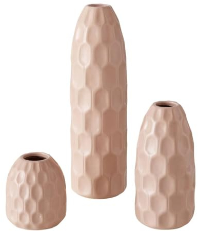 BOLTZE Simona Vase beige 3tlg