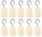 10 Stück Mini Kunststoff Riemenscheibe, Leicht Nylon-Riemenscheibe Drahtseil-Riemenscheibe Nylon-Wäscheleinen-Riemenscheibe für Heimwerker Zuhause Schule Krane Riemenscheibenrahmen-Projekt