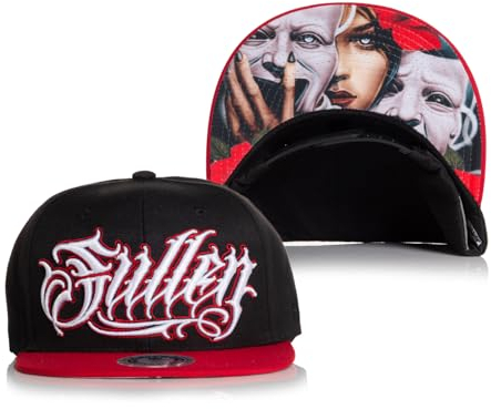 Sullen Men's Ups and Downs Black/Red Snapback Hat