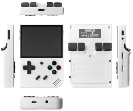 RG35XX Plus Linux Handheld Game Console 3.5'' IPS Screen, 35xx Plus with a 64G Card Pre-Loaded 6900 Games, RG35X Plus Supports 5G WiFi Bluetooth HDMI and TV Output 3300mAh Battery