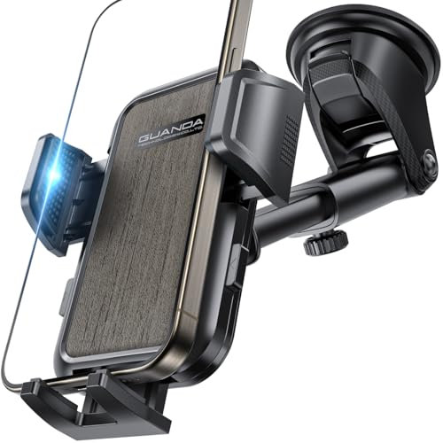 2024 Nuov Supporto Telefono Auto Cruscotto, Porta Cellulare Automobile Ventosa Parabrezza, Girevole 360° Silicone Antiscivolo Porta Telefono Auto Universale Per iPhone Samsung Xiaomi Smartphones