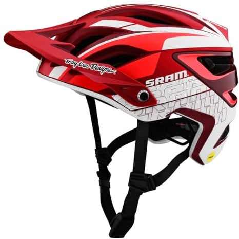 Troy Lee Designs Enduro MTB-Helm A3 MIPS Rot Gr. M/L