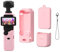 Coque de protection en silicone pour DJI Osmo Pocket 3 (ensemble 1 rose)