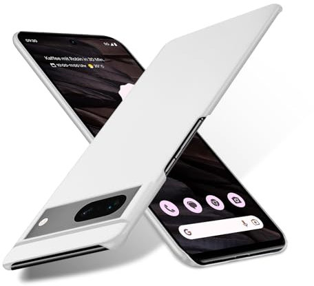 Bastmei für Google Pixel 7a 5G Hülle, Ultraleicht Ultradünn Kratzfest rutschfest Kameraschutz Mattierte Textur Hart PC Handyhülle Hülle für Google Pixel 7a 5G (Aschfarben)