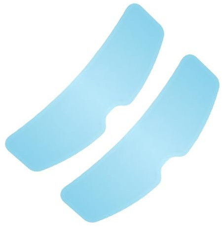 Vaguelly 2pcs Rainproof and Fog Film for Helmet Visor Motorcycle Helmet Rain Repellent Fog Film Sticker