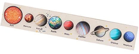 IMIKEYA 1 Satz Planeten -puzzlespielzeug Bausatz Für EIN Solarsystem Zum Selbermachen Kinderspielzeug Sonnensystemmodell Für Sonnensystem Für Hölzern
