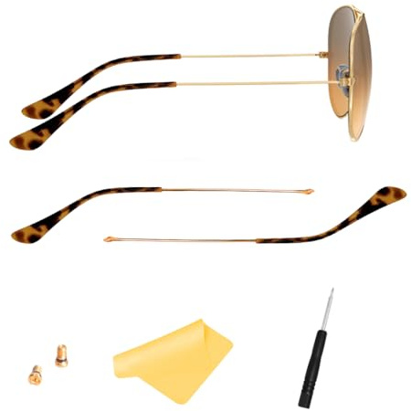 Replacement Temple Arms for Aviator Series RB3025 RB3447 Sunglass Arista | Gold