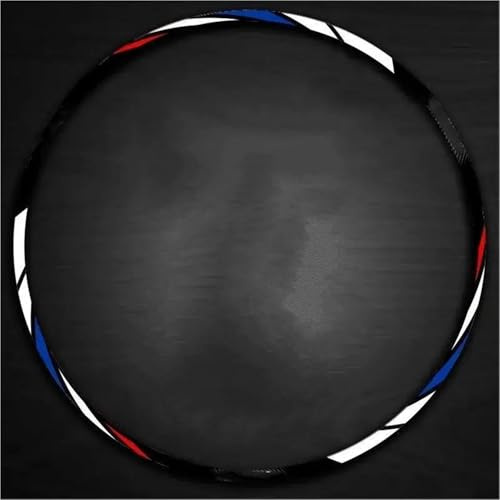 Motorrad Reflective Wheel Reflektierende Felgenaufkleber Für Ducati Monster V2 V4 797 821 – Felgenaufkleber-Set Felgen Streifen Aufkleber(Farbe 2)