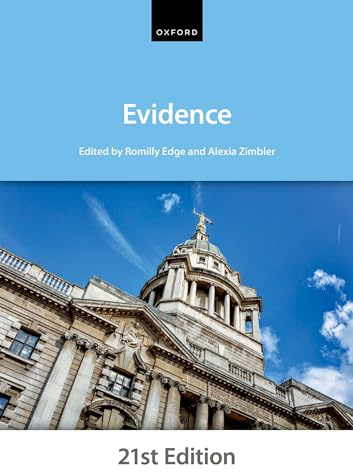 Evidence (Bar Manuals)