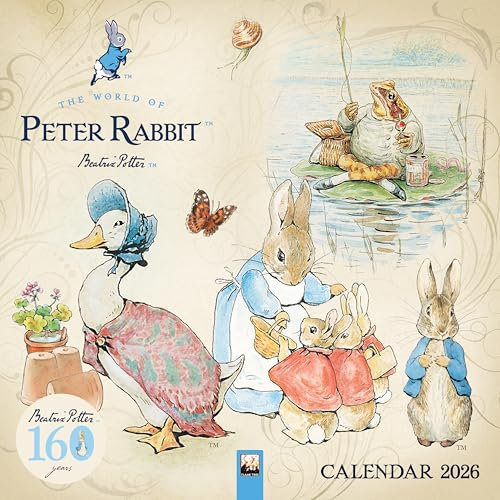 The World of Peter Rabbit – Die Welt von Peter Rabbit 2026 – Original Flame Tree Publishing-Kalender [Kalender] (Wall-Kalender)