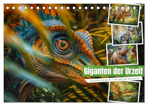 Giganten der Urzeit (Tischkalender 2026 DIN A5 quer), CALVENDO Monatskalender: Von den mächtigen Tyrannosaurus Rex bis hin zu den majestätischen ... vergangenen Welt. (CALVENDO Wissenschaft)