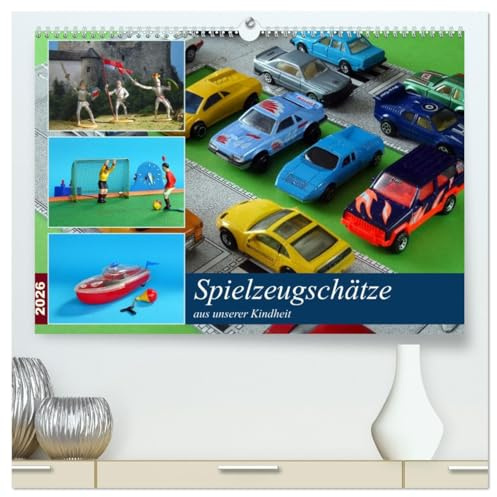 Spielzeugschätze aus unserer Kindheit (hochwertiger Premium Wandkalender 2026 DIN A2 quer), Kunstdruck in Hochglanz: Unser Lieblingsspielzeug von einst (CALVENDO Hobbys)