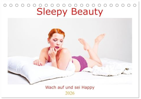 Sleepy Beauty (Tischkalender 2026 DIN A5 quer), CALVENDO Monatskalender (CALVENDO Erotik)